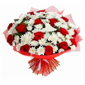  Belek Flower Daisy And Rose Bouquet